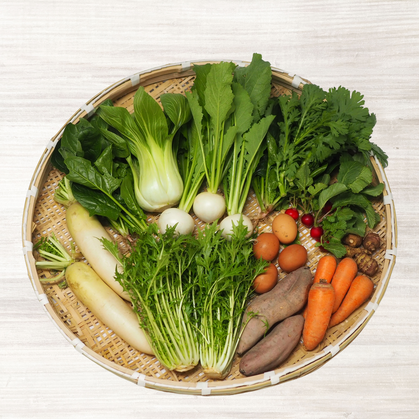 地元の旬のお野菜(L)12~14品目程度